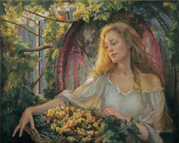  Pretty Tableaux - Femme Jolie HH 19 Impressionist